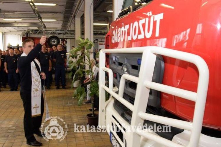 Új tűzoltóautóval gazdagodott Dombóvár