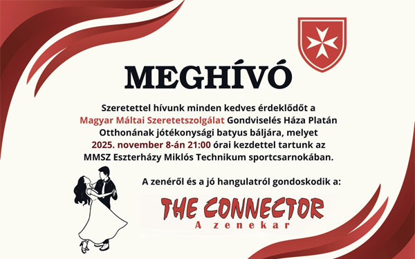 Jótékonysági batyus bált szervez a Máltai Szeretetszolgálat Gondviselés Háza Platán Otthon