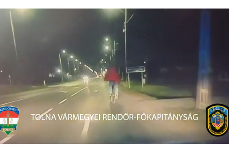 Nem volt elég széles az úttest a dombóvári kerékpárosnak