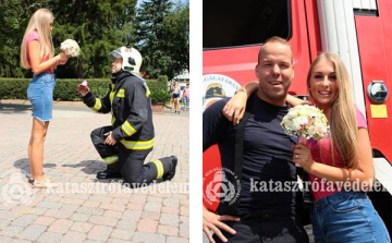 Lánykérés tűzoltó módra